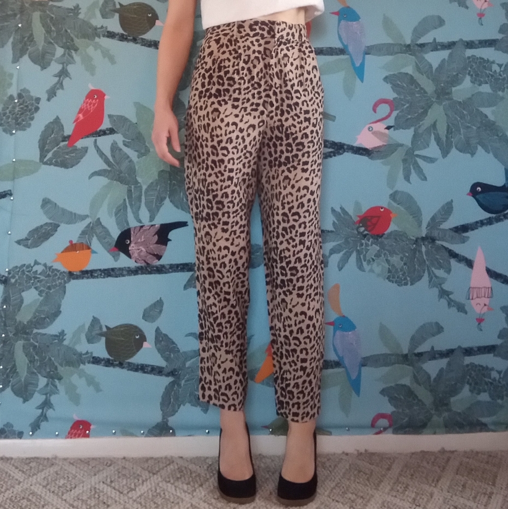 Brand New, Leopard Print High-waist Pants